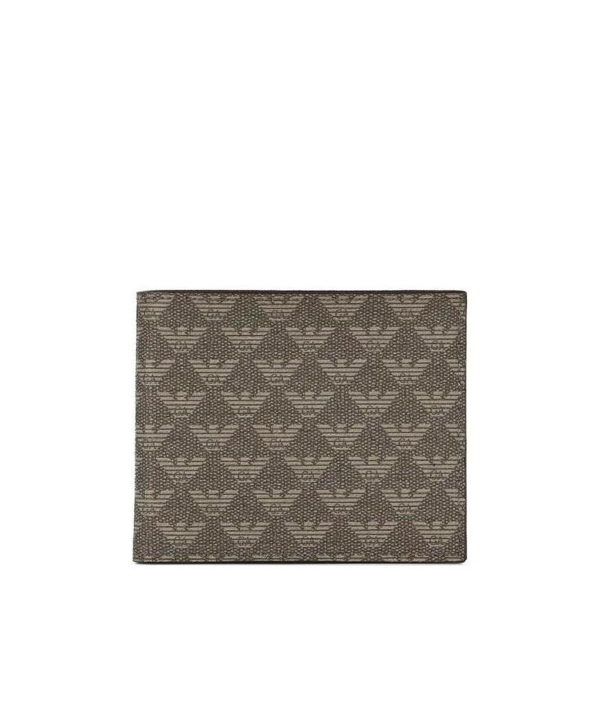 Emporio Armani Printed Purse In Multicolor