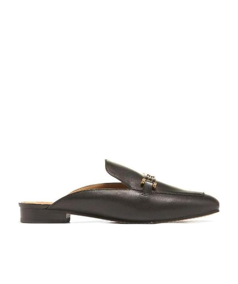 Shop Tory Burch Linnie Bit Horse Button Muller Shoes In Green