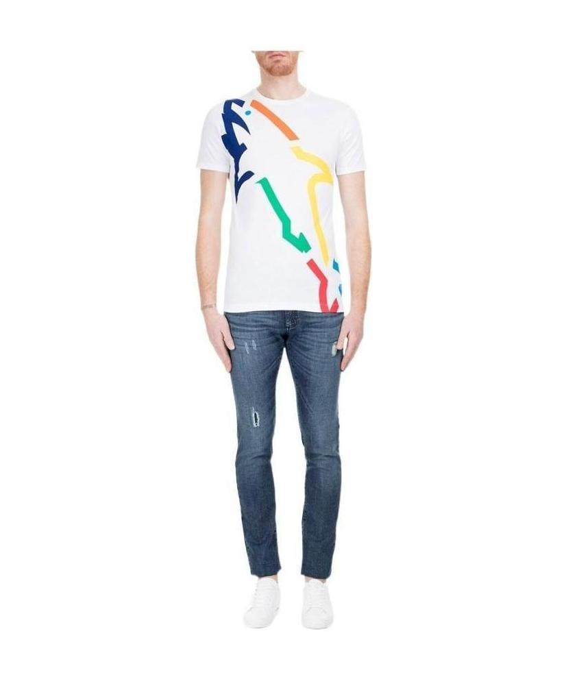 PAUL & SHARK PRINTED T-SHIRT WITH ROUND NECK