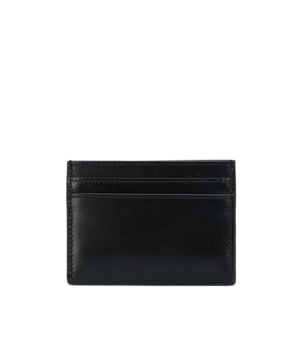 Saint Laurent Ysl Logo Cardholder In Black