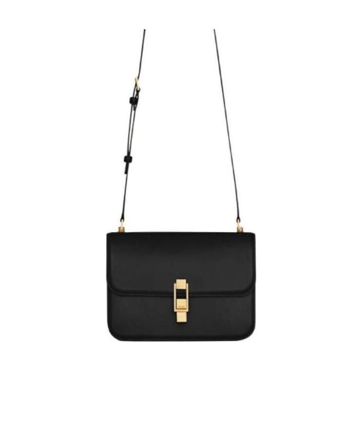 Saint Laurent Carré Crossbody Bag In Black