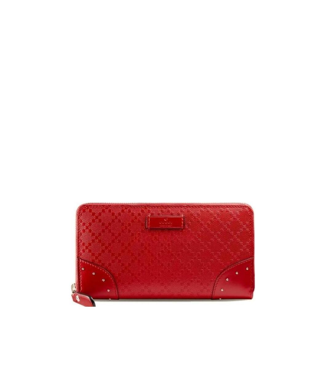 Gucci Zipper Wallet In Red