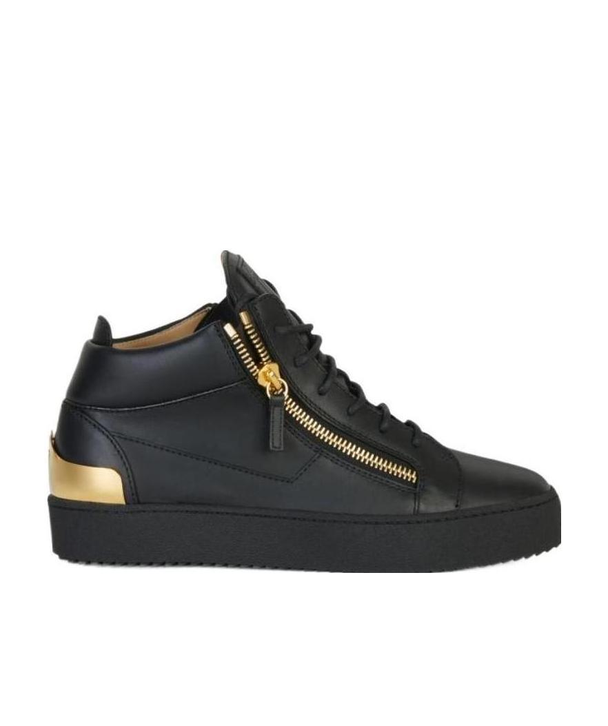 Shop Giuseppe Zanotti High Upper Board Shoes In Black