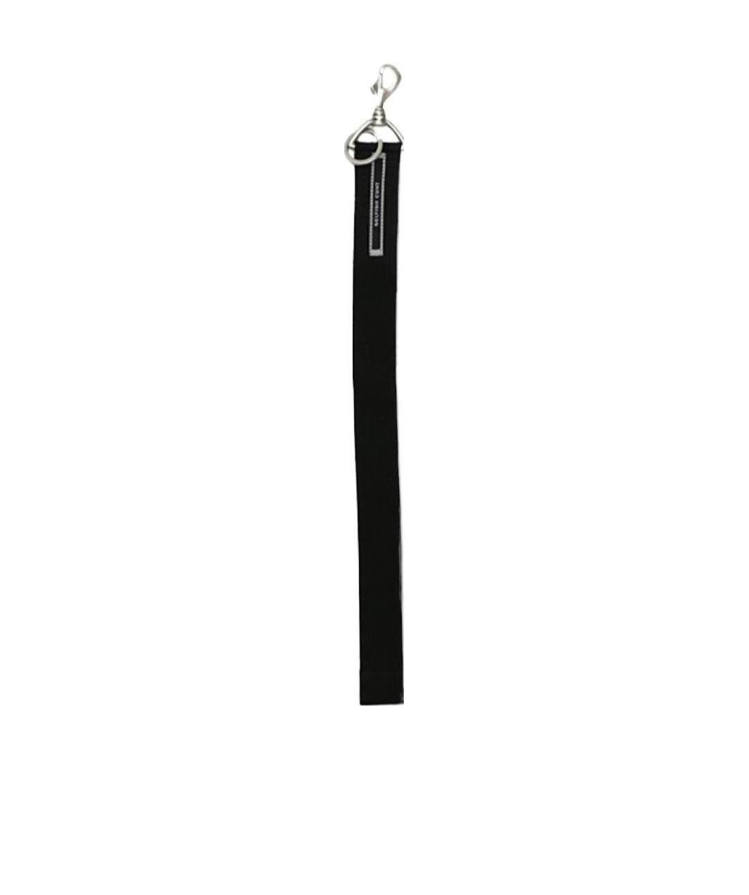 Rick Owens Drkshdw Logo Keychain In Black