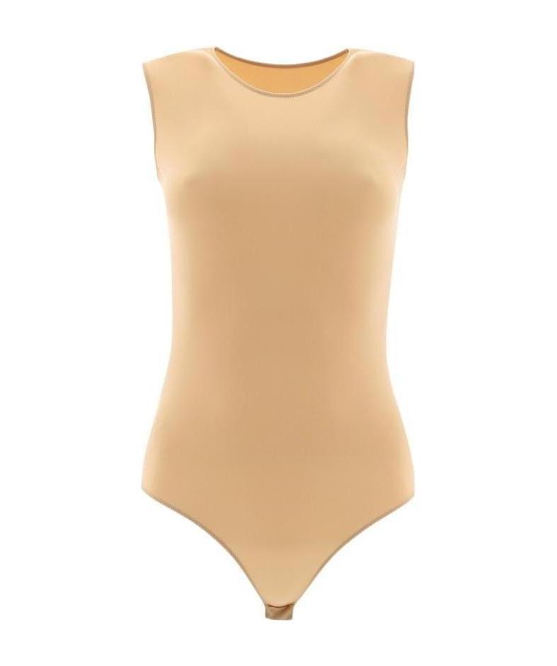 Maison Margiela Fitted Sleeveless Bodysuit In Multi