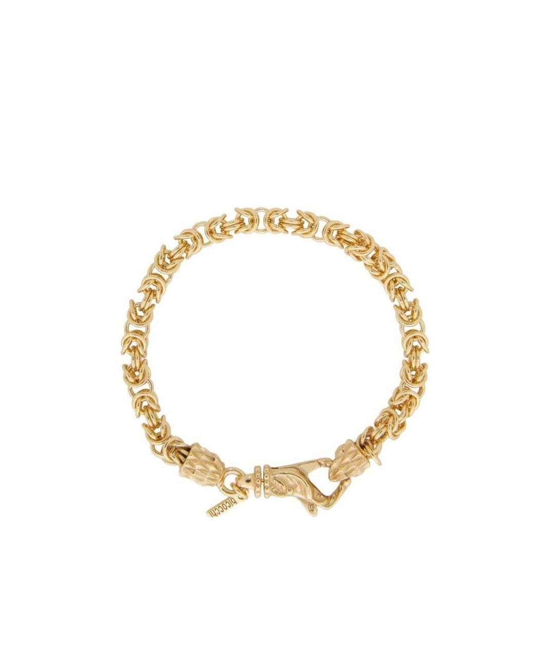 Emanuele Bicocchi Golden Byzantine Bracelet In Yellow