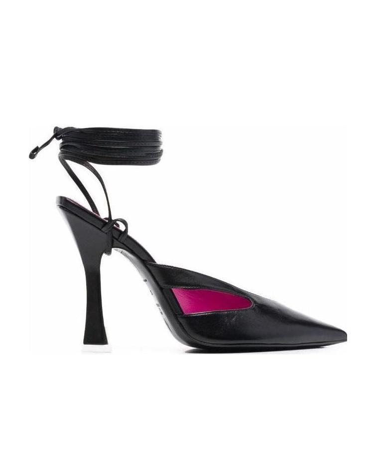 Attico Ankle-wrap Pumps In Pink