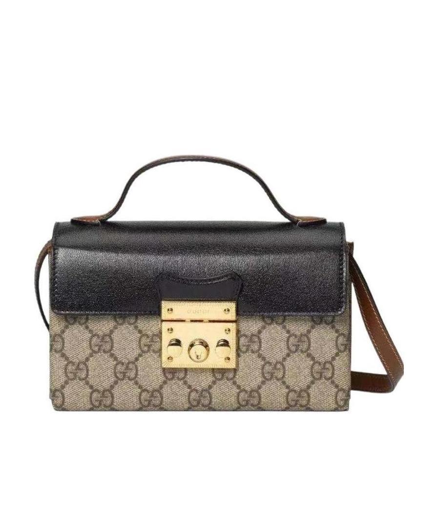 Gucci Padlock Mini Bag In Black