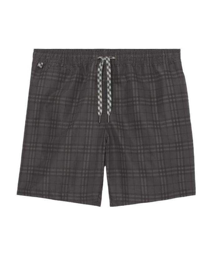 BURBERRY CHECK-PRINT SWIM SHORTS