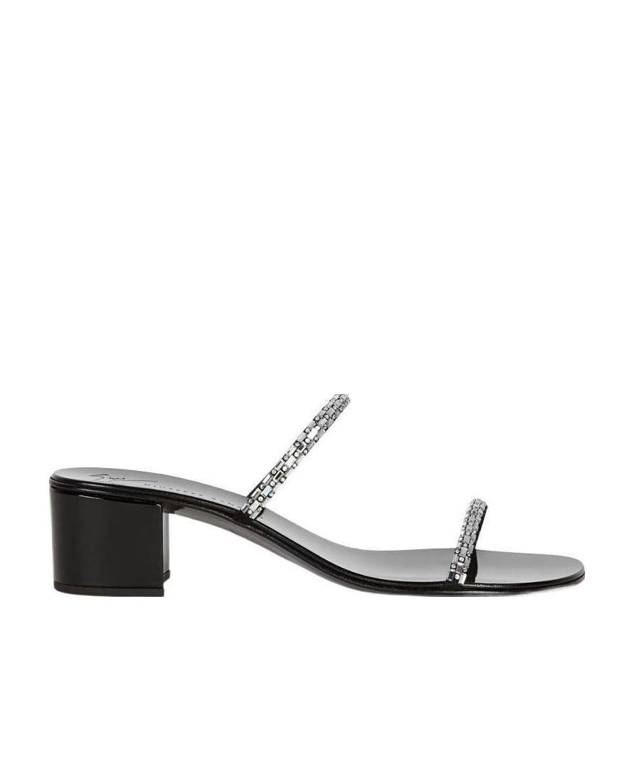 Giuseppe Zanotti Logo Sandals In Black