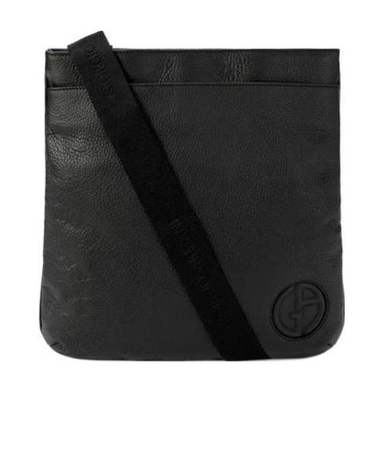 Giorgio Armani Square Shoulder Bag In Black