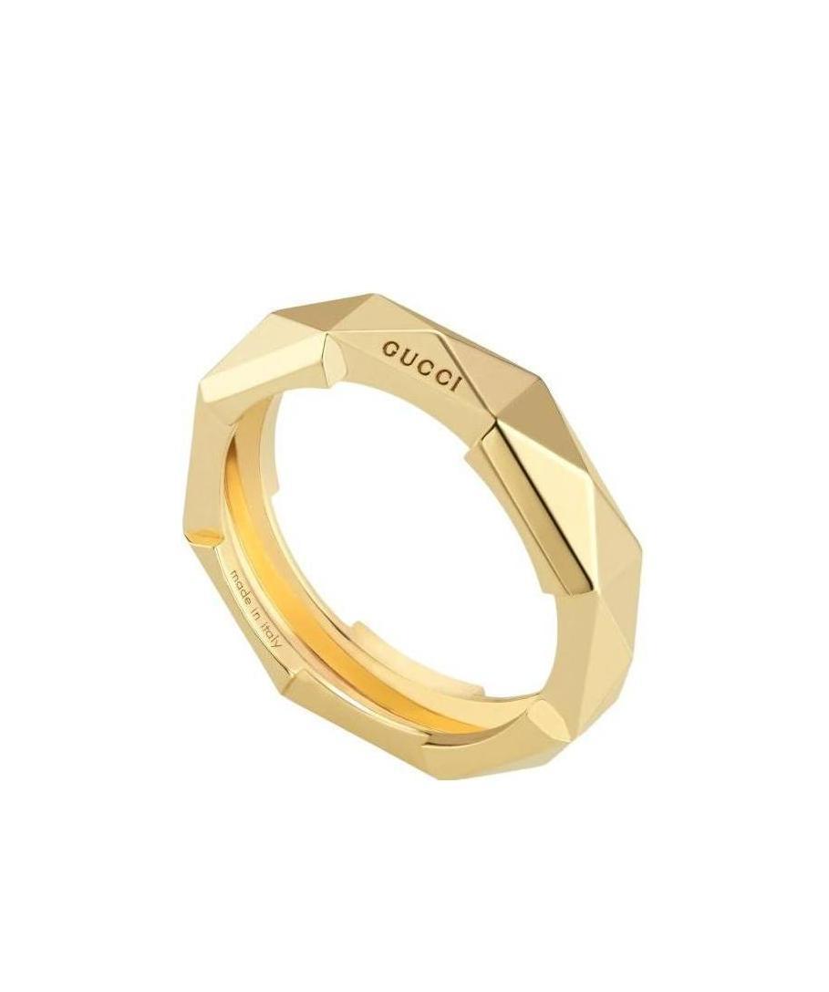 Gucci Link To Love 18k Studded Ring In Gold