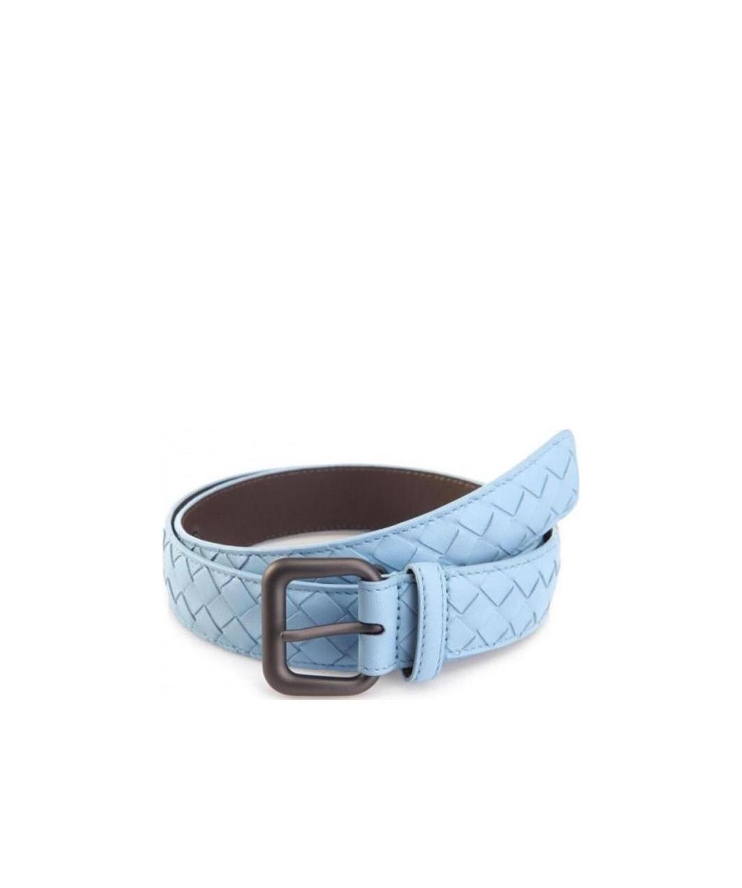 Bottega Veneta Weave A Belt Of Detail In Blue