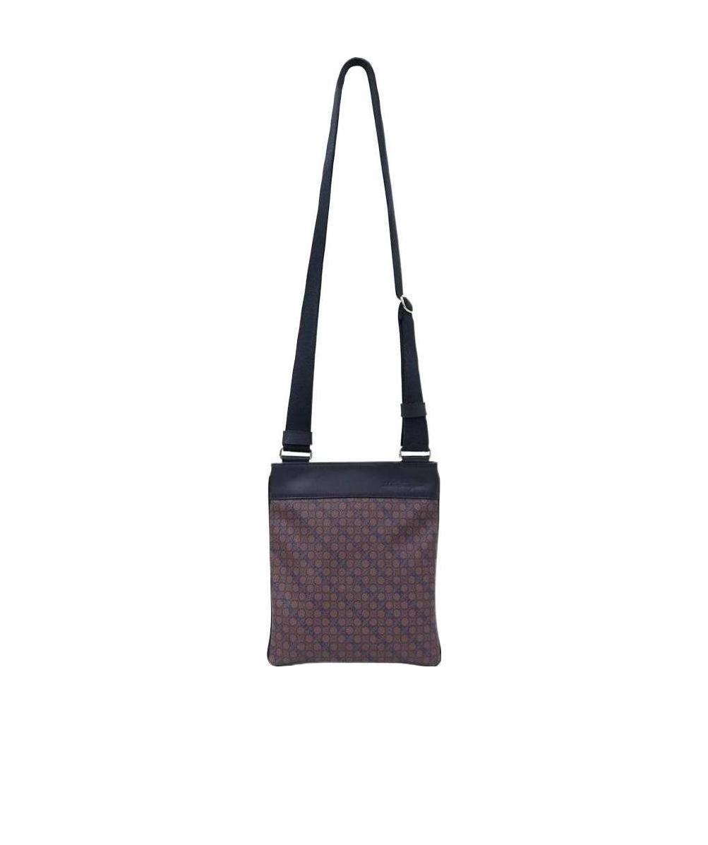 Ferragamo Gancini Satchel Bag In Black