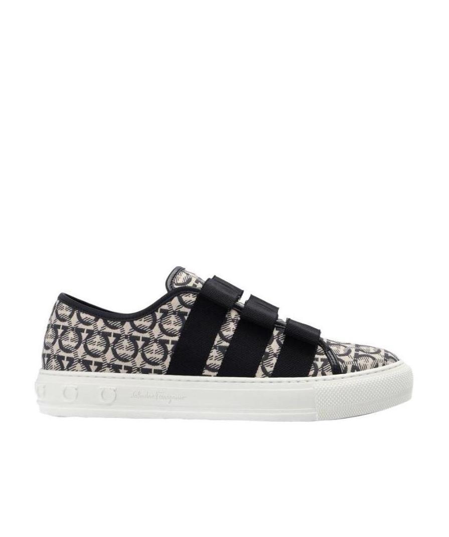 Ferragamo Gancini And Vara Bow Low-top Sneakers In White