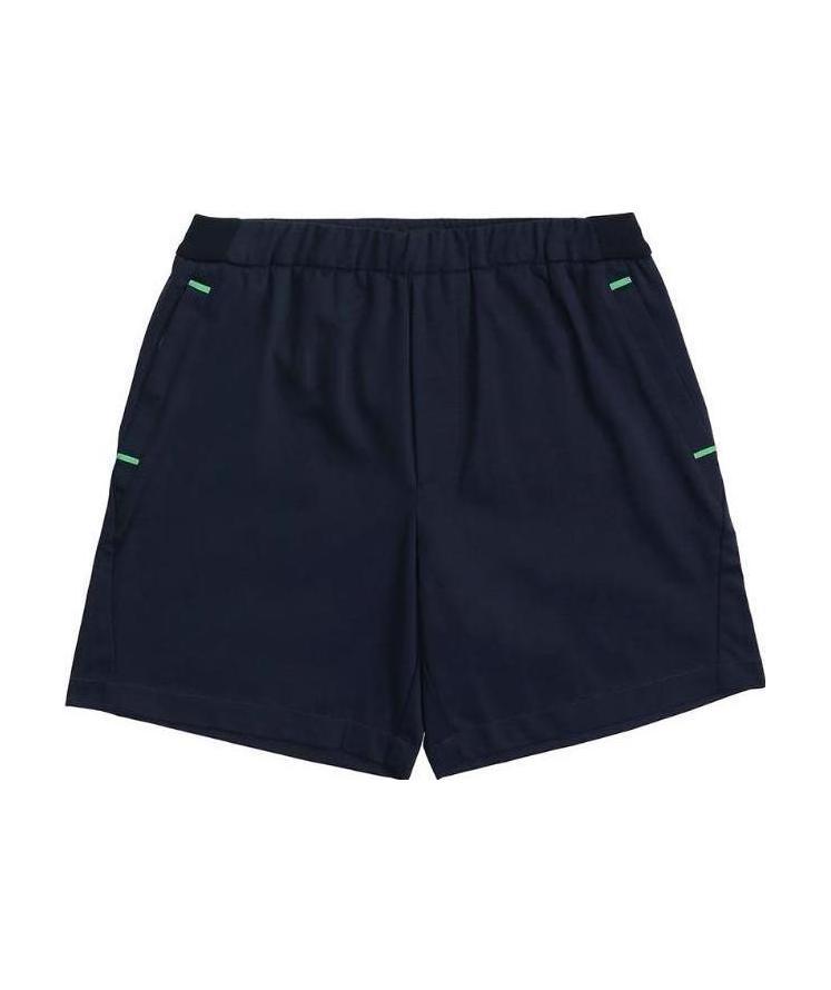 Prada Logo Detail Shorts In Black