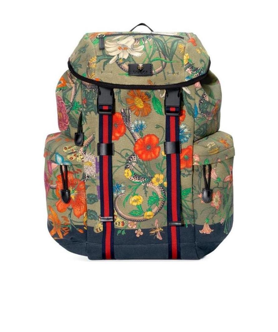 Gucci Printed Backpack In Multi