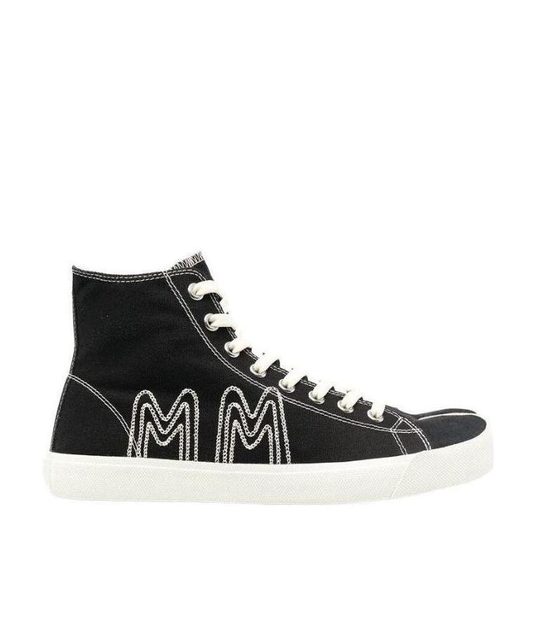 Maison Margiela Tabi High-top Sneakers In Black