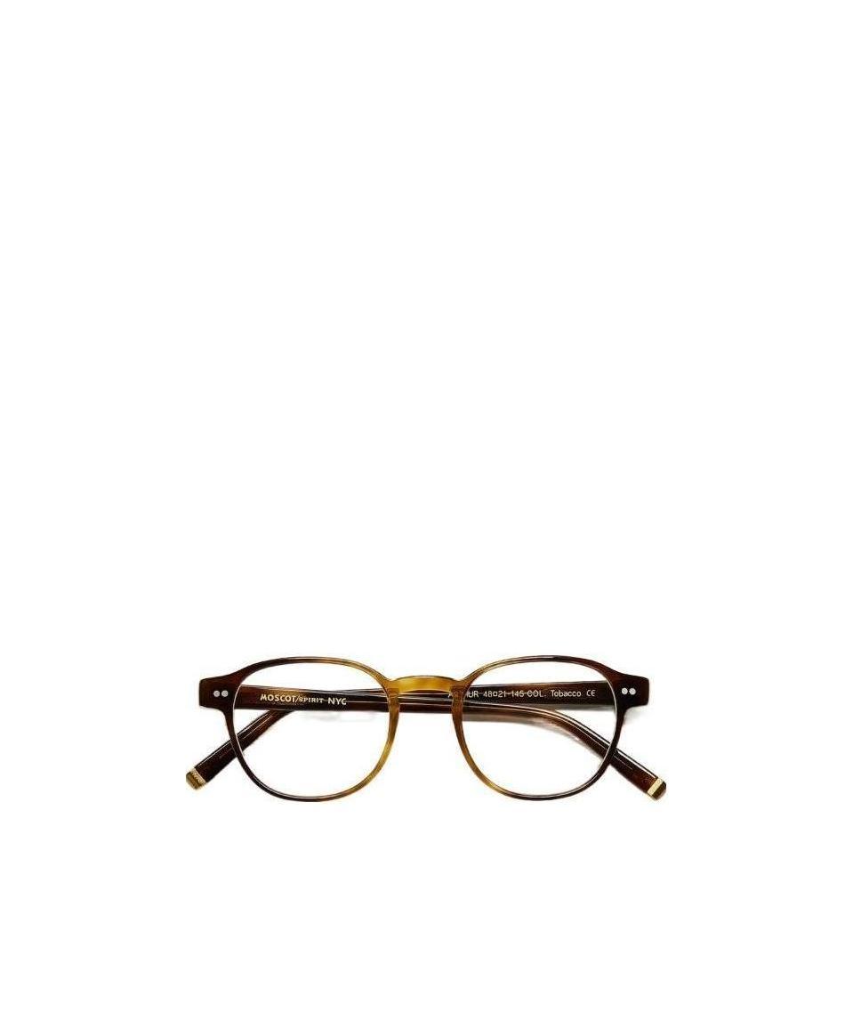 Moscot Logo Design Flat Mirror In Brown