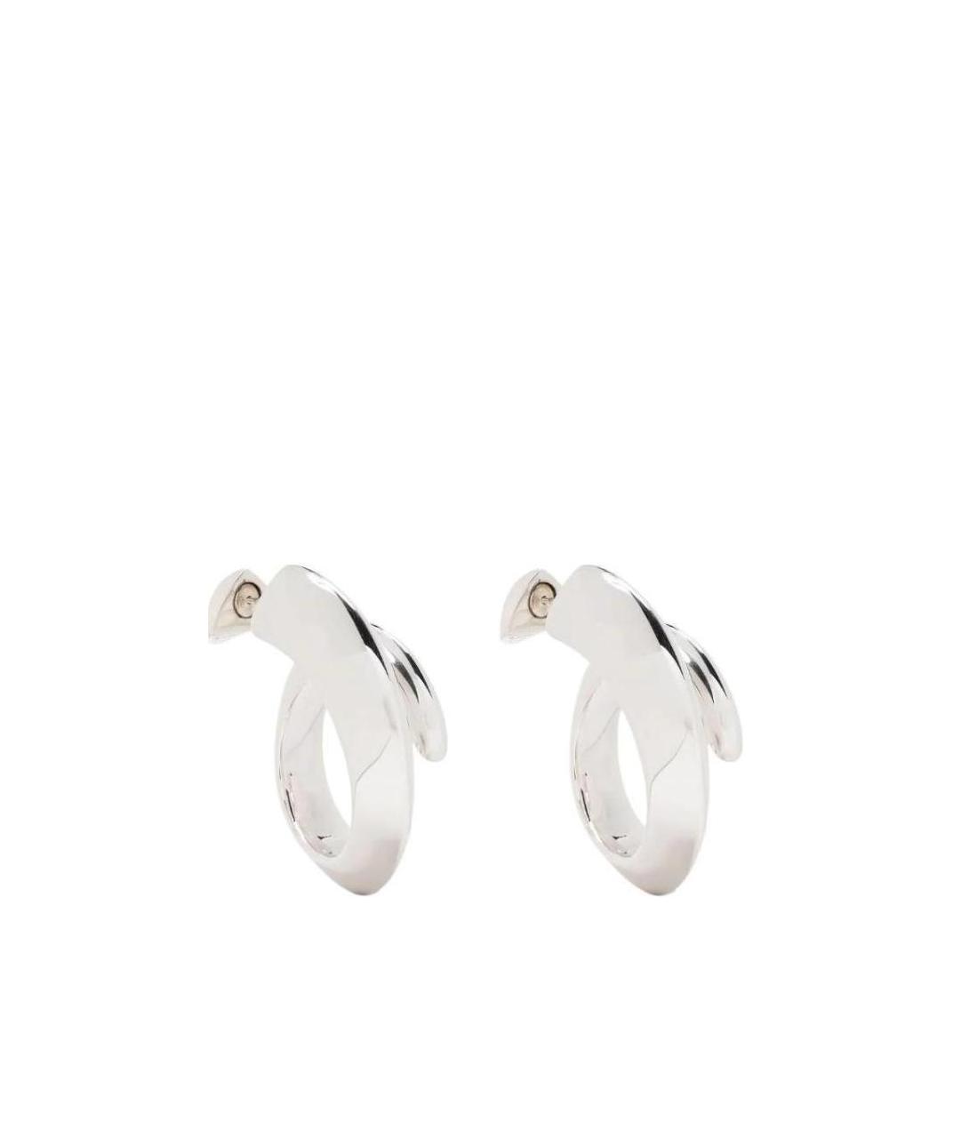 Bottega Veneta Coiled Medium Earrings In White