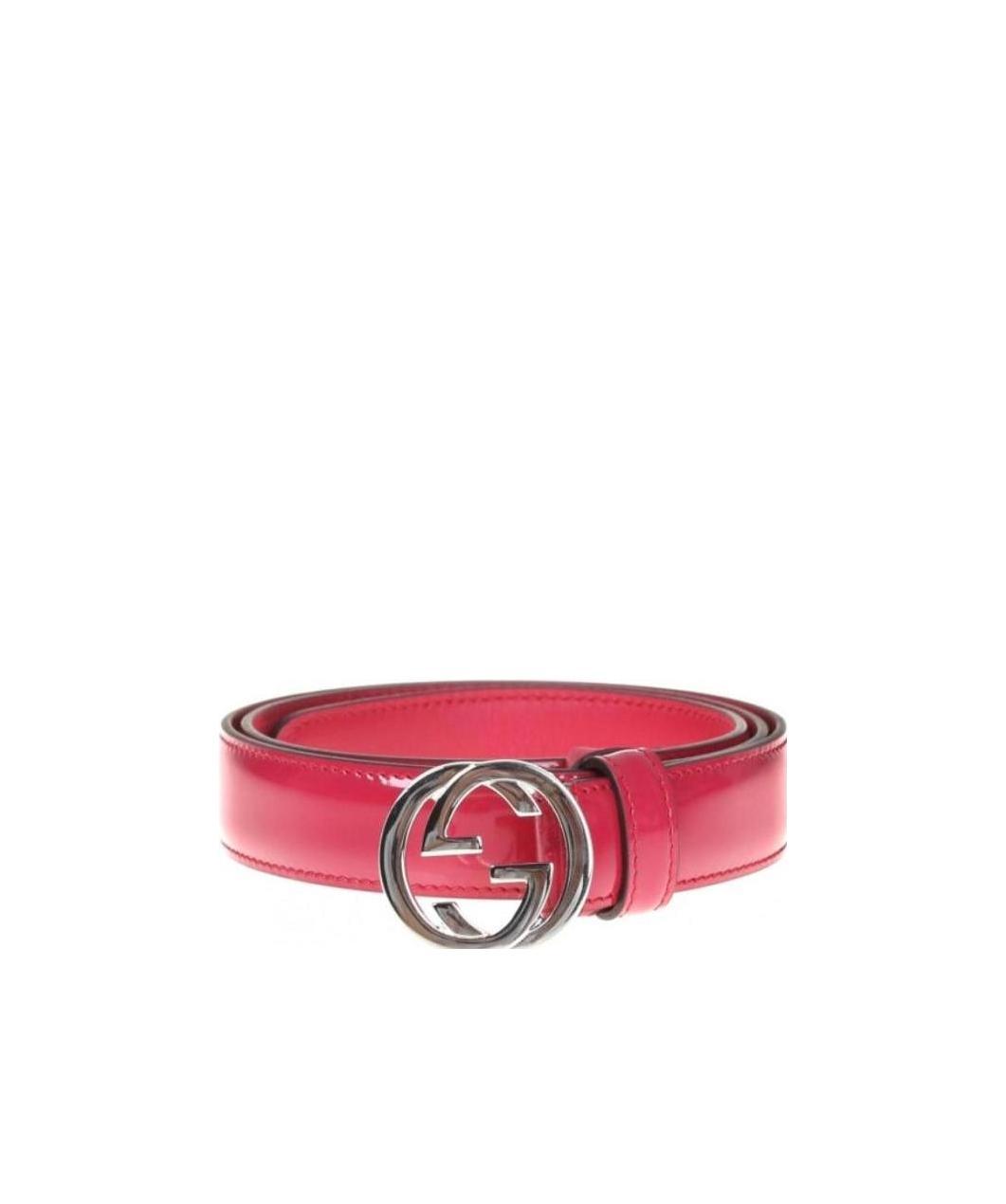 Gucci Mutual Buckle Belt In Red
