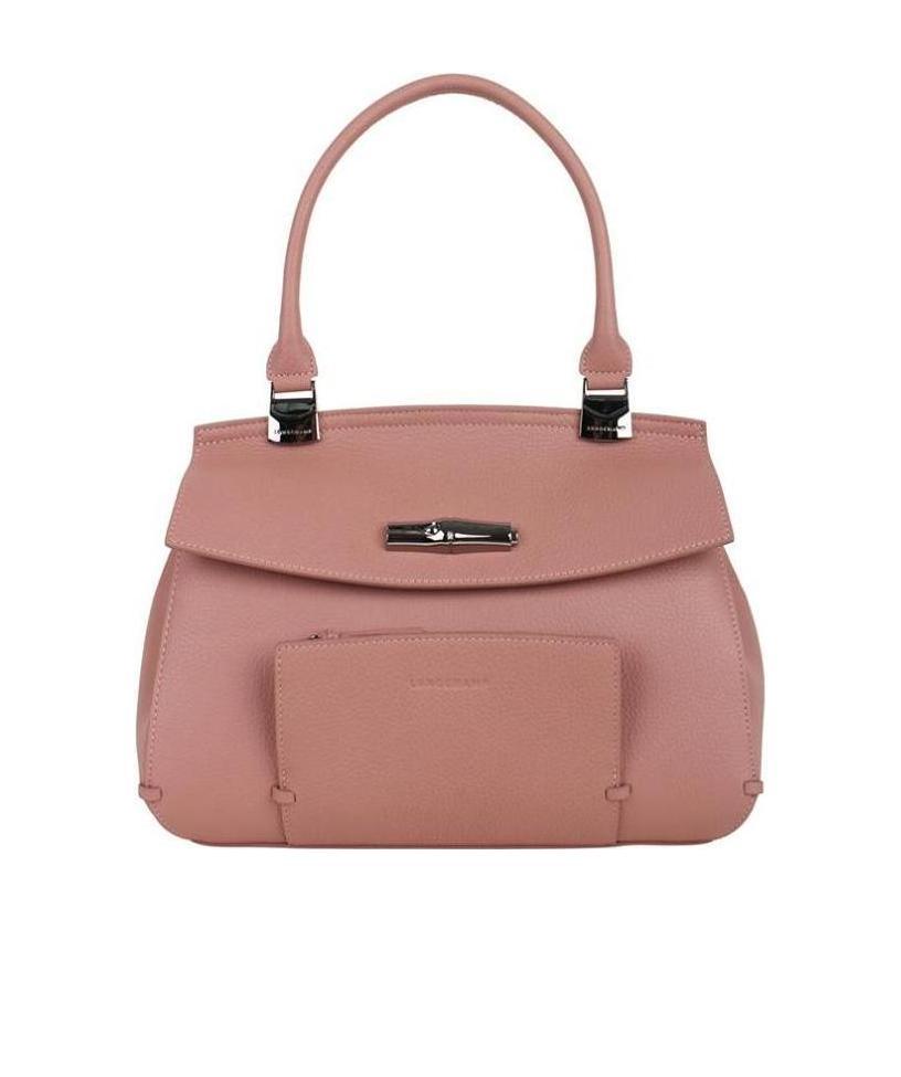 Longchamp Logo Handbag In Pink