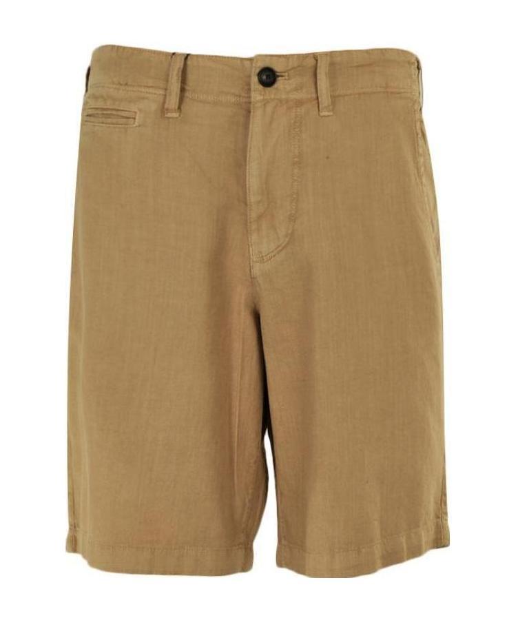 Armani Jeans Straight Shorts In Brown