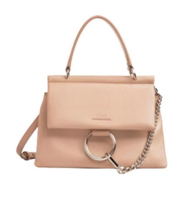 Chloé Small Faye Soft Top Handle Tote Bag In Brown