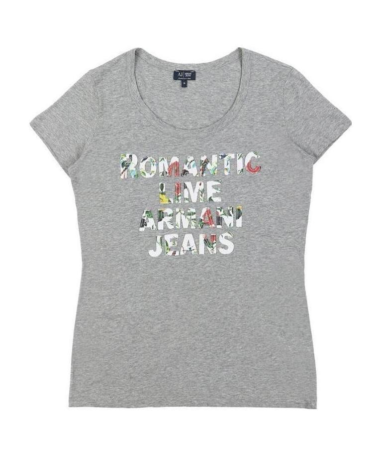 ARMANI JEANS ROUND-NECKED LOGO T-SHIRT