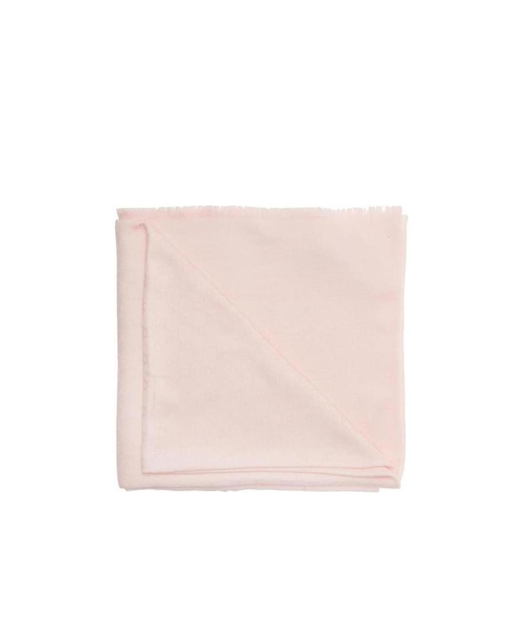Gucci Gg Jacquard Scarf In Pink