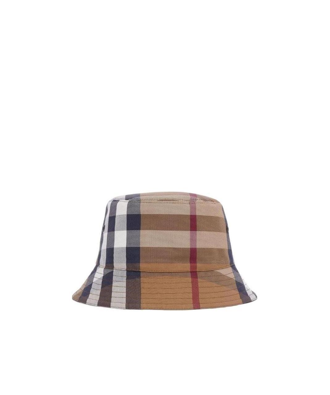 BURBERRY CHECK COTTON-CANVAS BUCKET HAT