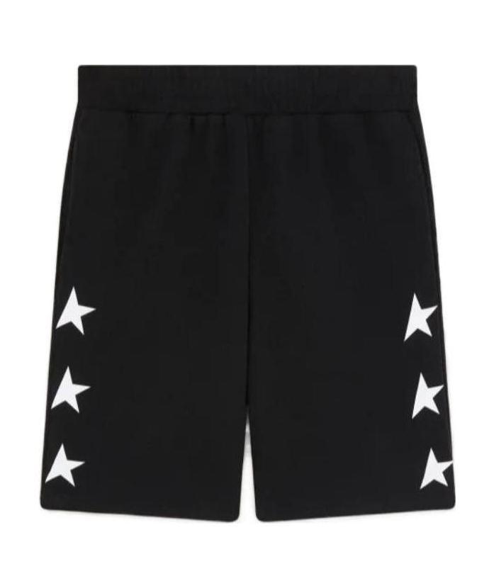 Golden Goose Diego Star Short Sweatpants In Black