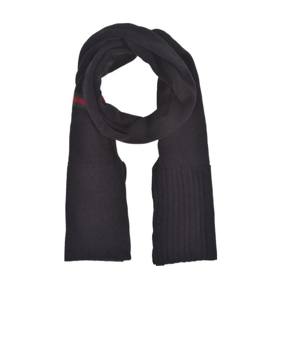 Gucci Knitted Scarf In Black