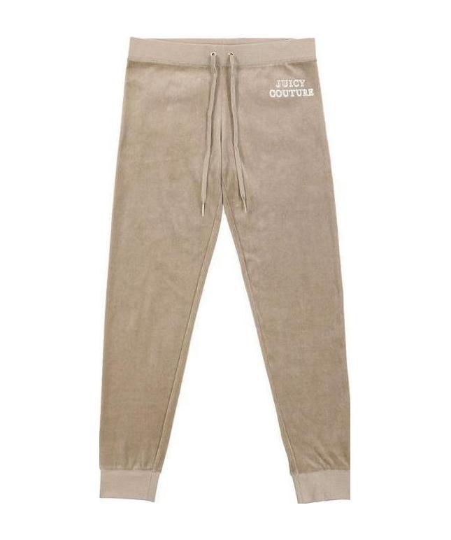 Juicy Couture Logo Casual Pants In Gray