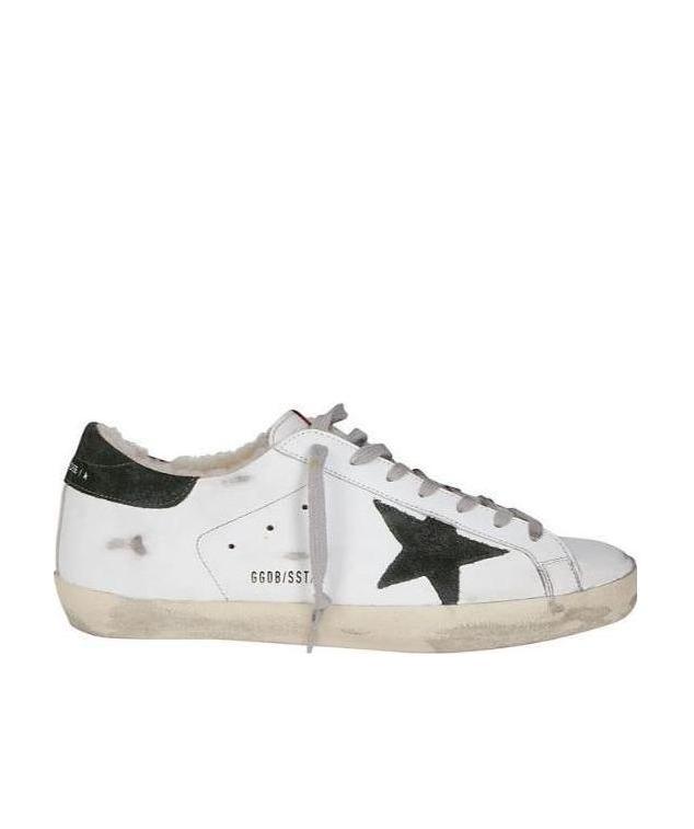 Golden Goose Super-star Low-top Sneakers In White