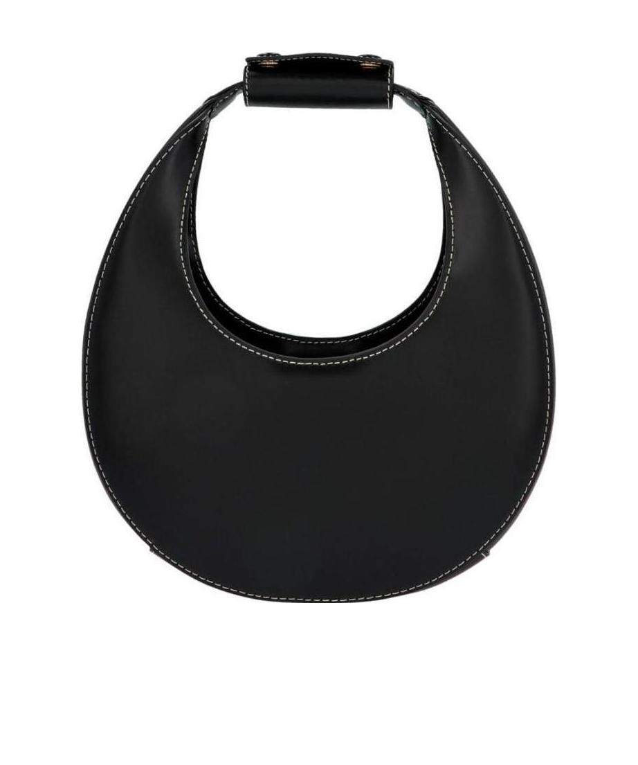 Shop Staud Mini Moon Tote Bag In Black