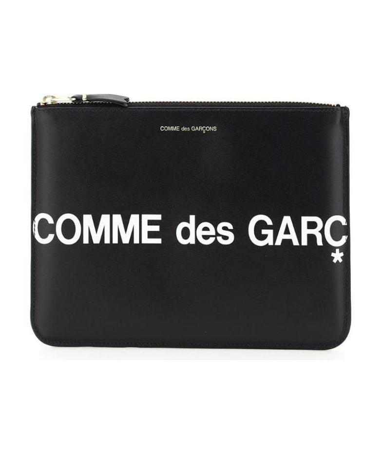 COMME DES GARÇONS LOGO PRINT POUCH