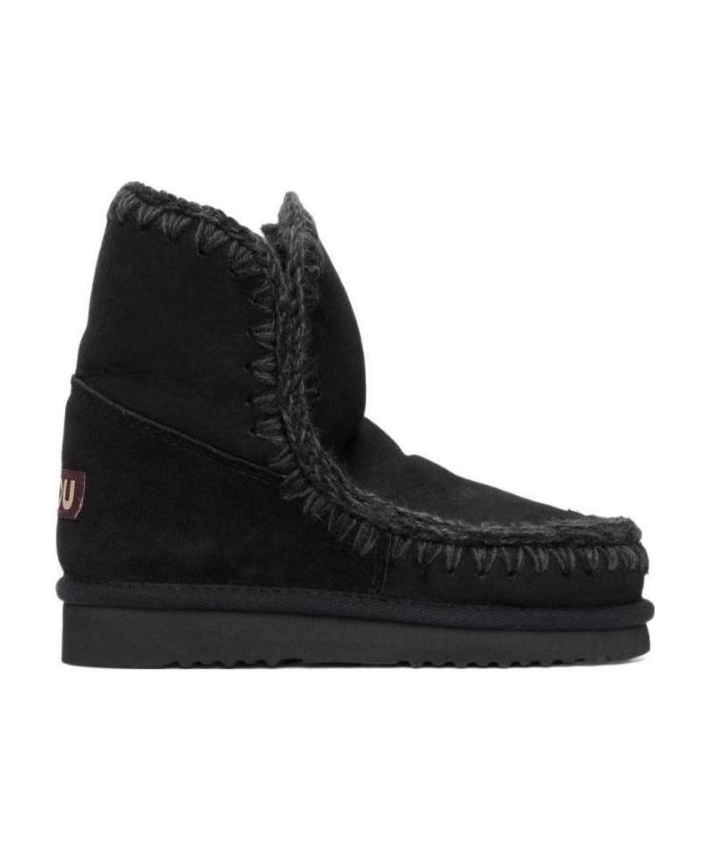 Mou Logo Ankle Boots In Black