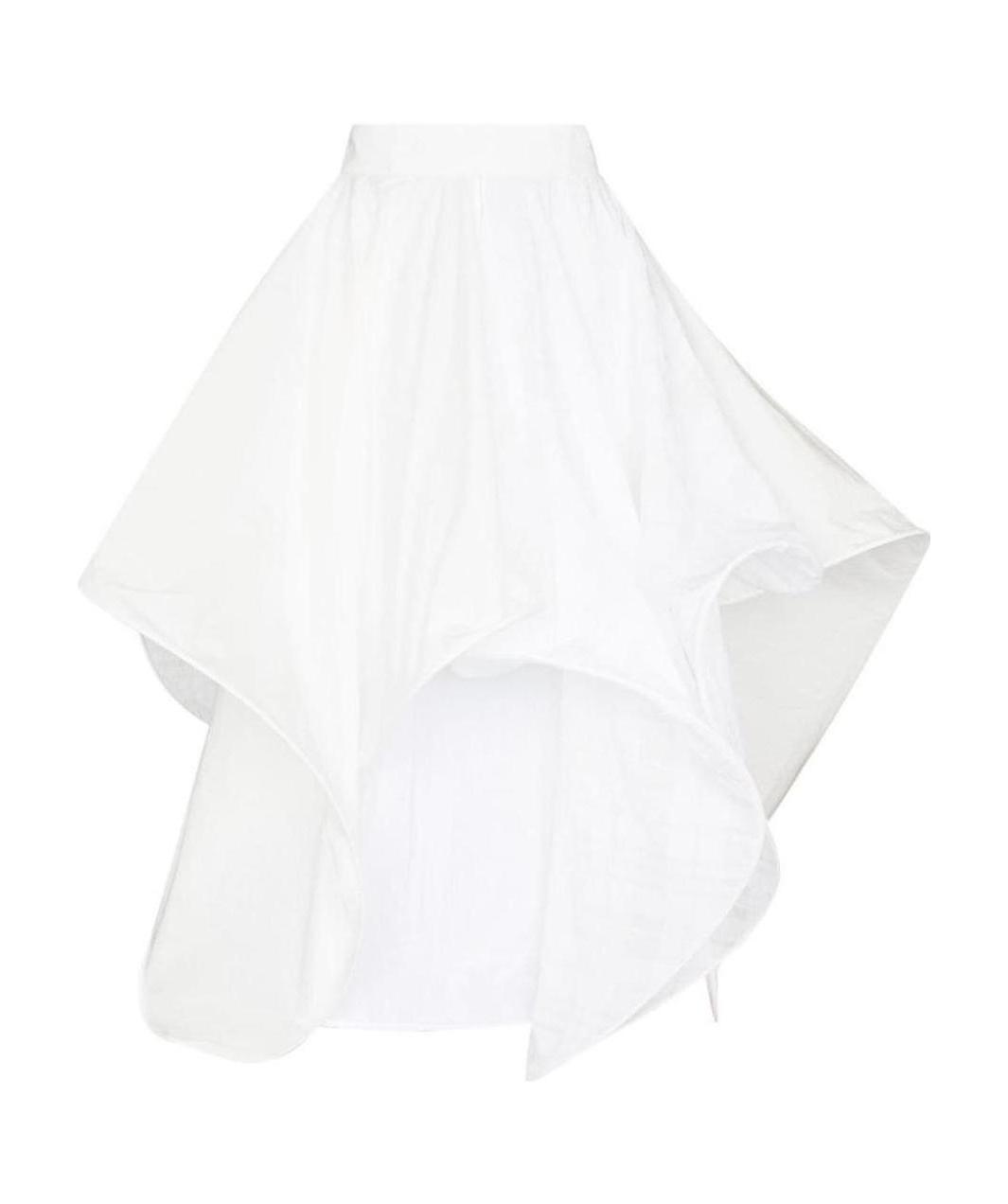 Loewe Textured Flare Midi Skirt In White