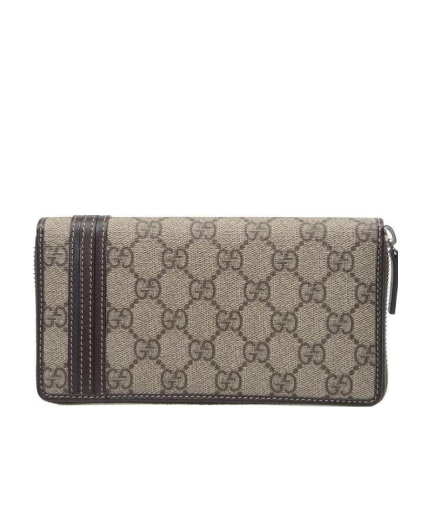 Gucci Gg Jacquard Clutch Bag In Gray