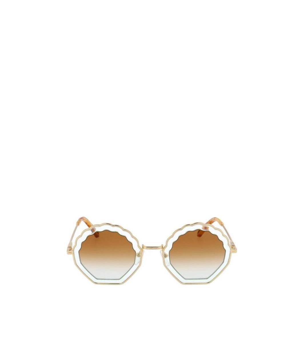 Chloé Rosie Round Sunglasses In Nude