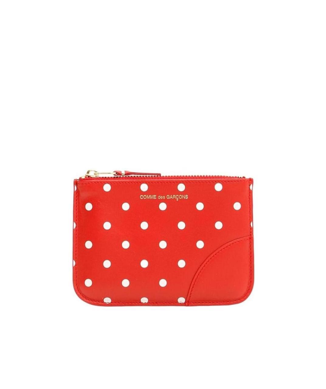 COMME DES GARÇONS POLKA DOT CALF-LEATHER WALLET