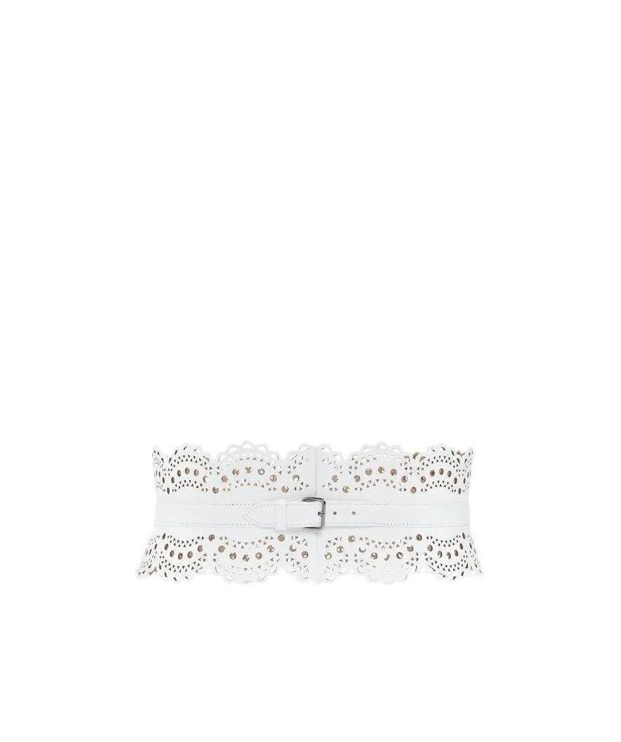 Alaïa Belts In White