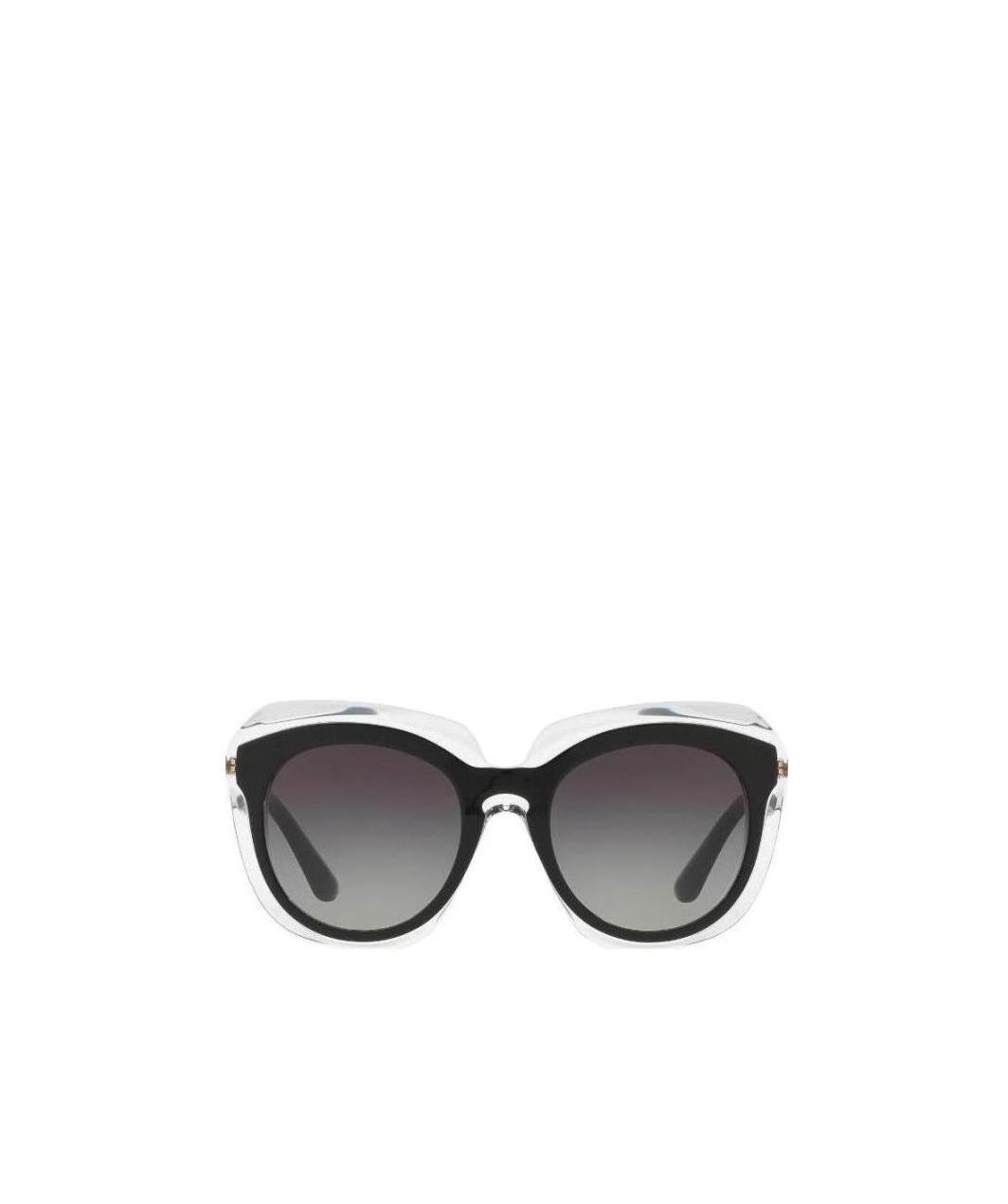 Dolce & Gabbana Logo Sunglasses In Black