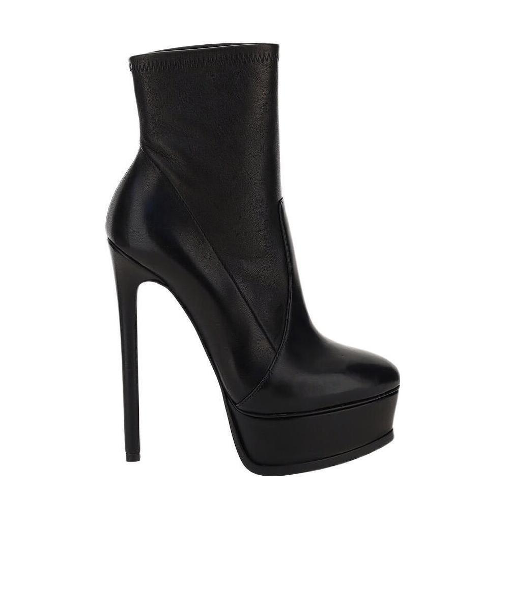 Casadei Neona 15mm Platform Boots In Black