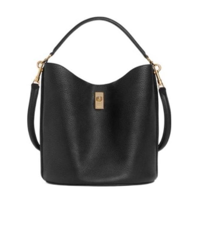 Celine Bucket 16 Bag In Supple Grained Calfskin In Black