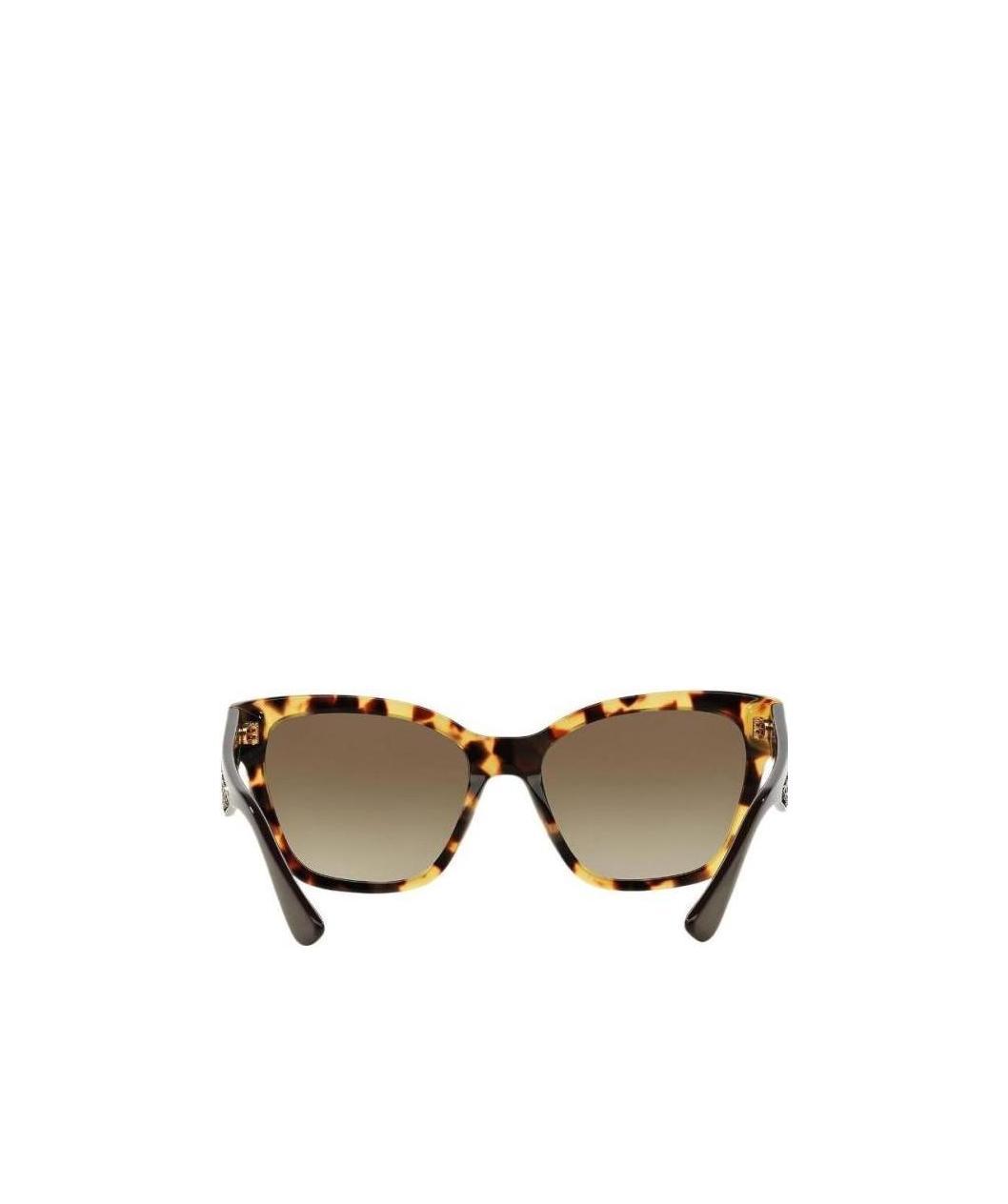 Miu Miu Logo Sunglasses In Brown