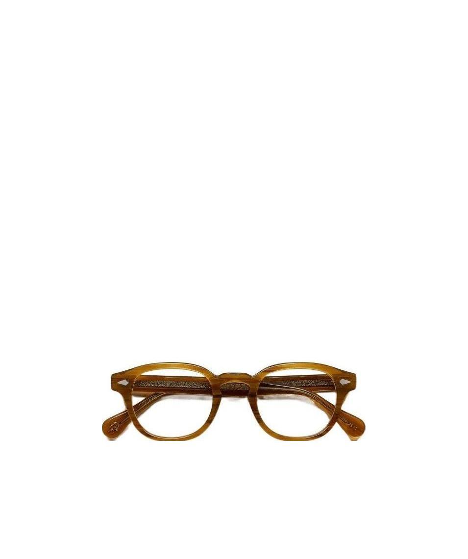 Moscot Logo Design Flat Mirror In Brown