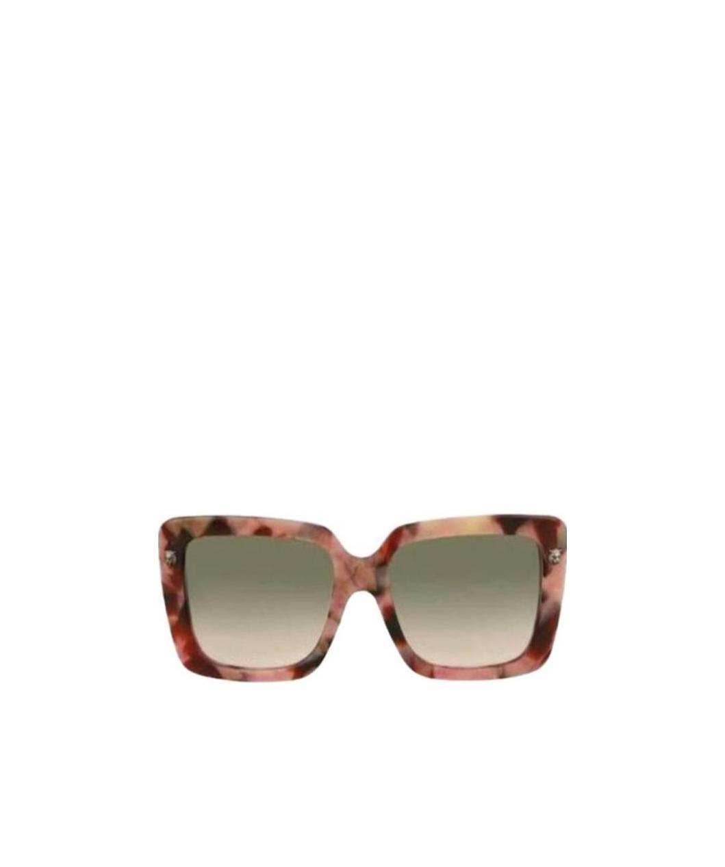 Gucci Logo Details Sunglasses In Multicolor