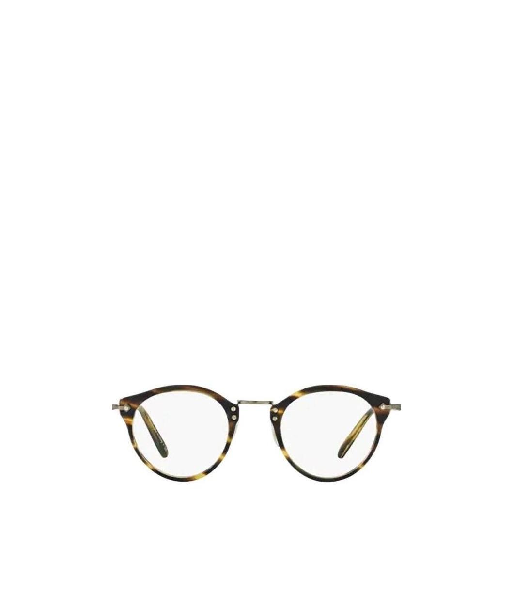 Oliver Peoples Op-505 Round Frame Glasses In White